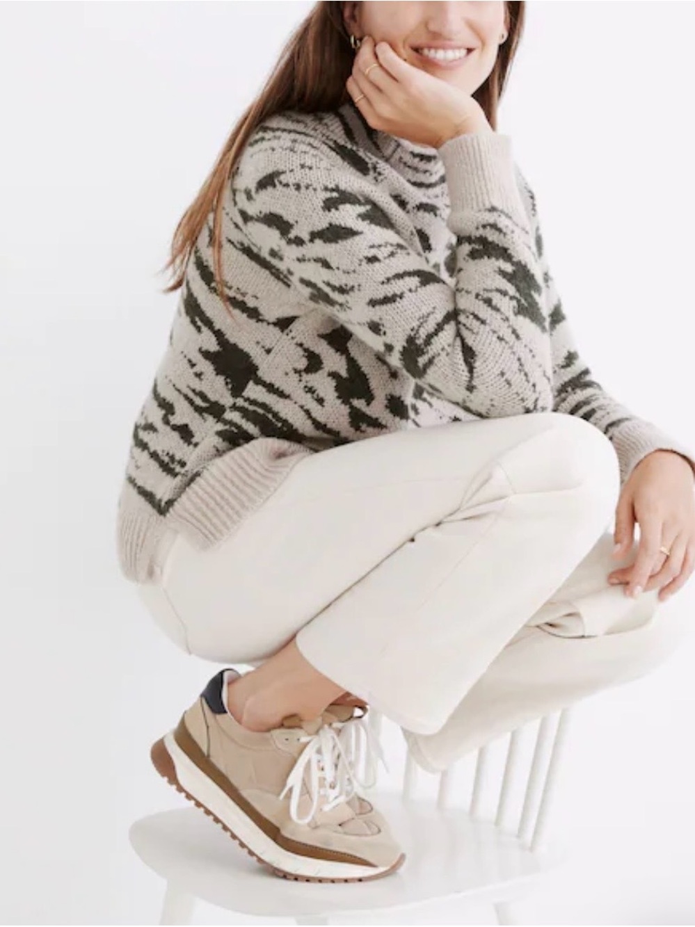 Madewell Thorton Soft Alpaca Blend Crewneck - S